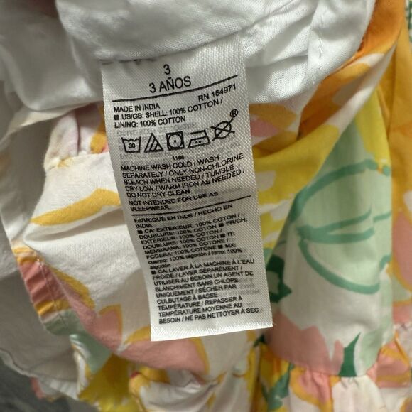 Janie and jack-Floral Ruffle Sundress-toddler girl size 3t- floral spring - Picture 8 of 9